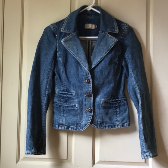 tailored denim jacket